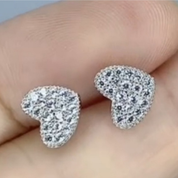 24K Gold over sterling silver stud Earrings - Picture 3 of 8